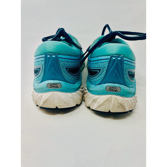 Brooks Glycerin 15 Teal Navy Blue Women's Running Shoe Sneaker Size 6 - Picture 4 of 6